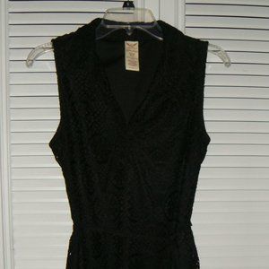 Black Lace Dress Fully Lined